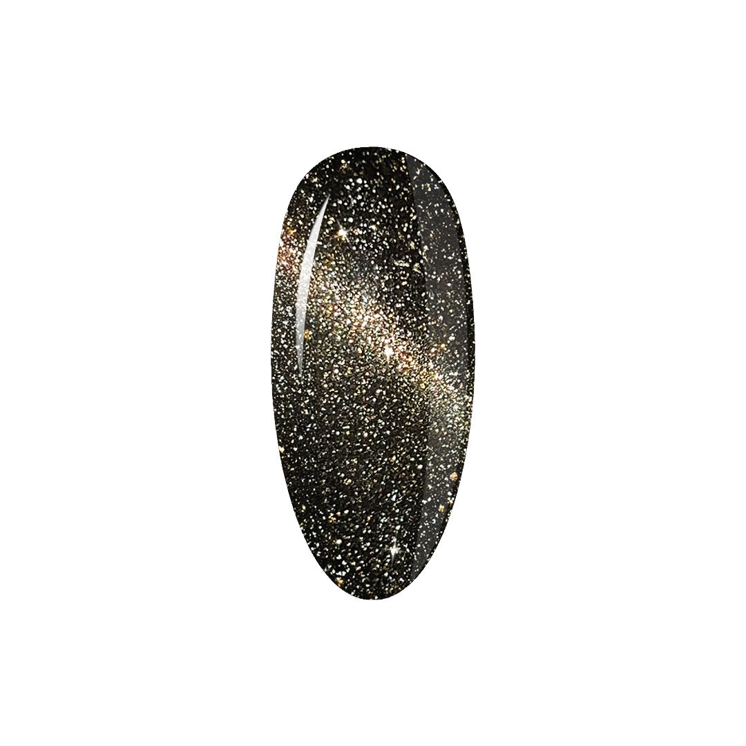 Top Coat No Wipe Flash Cat Eye Gold 10g