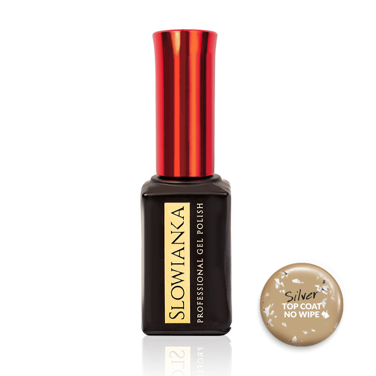 Top Coat No Wipe Silver 10g