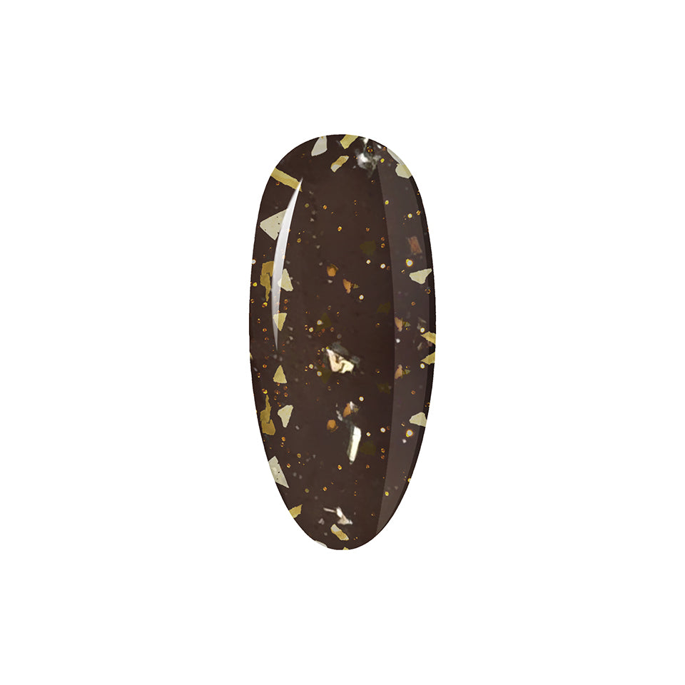 506 Gold Flakes Fishnet Гел лак 10g