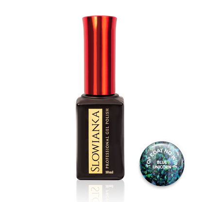 No Wipe Unicorn Blue Top Coat 10g