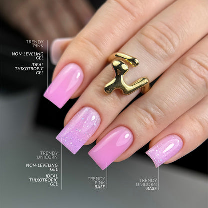 Construction gel TRENDY UNICORN COVER - ideal tixotropic 15g