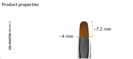 Четка Gel Master Brush 5