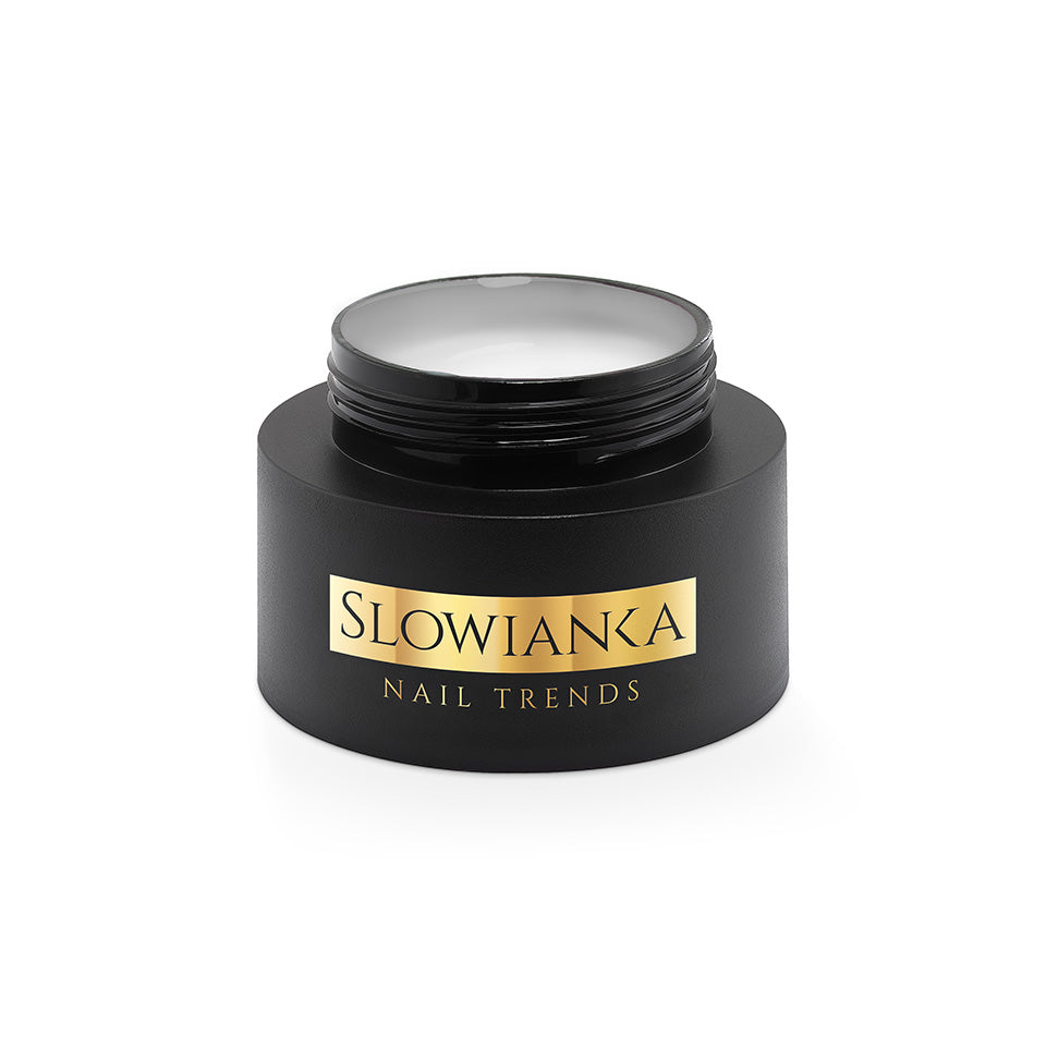 Construction gel MILKY MASCARPONE HALF COVER - ideal tixotropic 50g