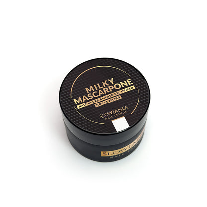 MILKY MASCARPONE HALF COVER building gel - non-leveling 50g