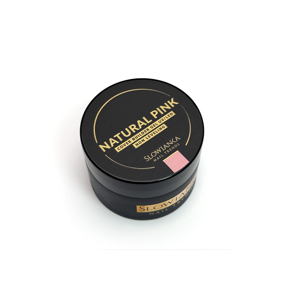 NATURAL PINK COVER building gel - non-leveling 15g