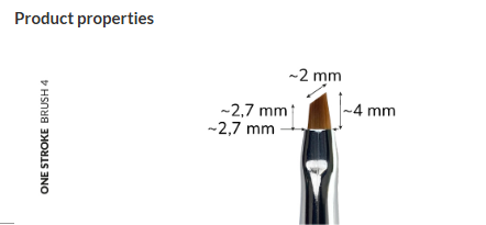 Четка One Stroke Brush 4