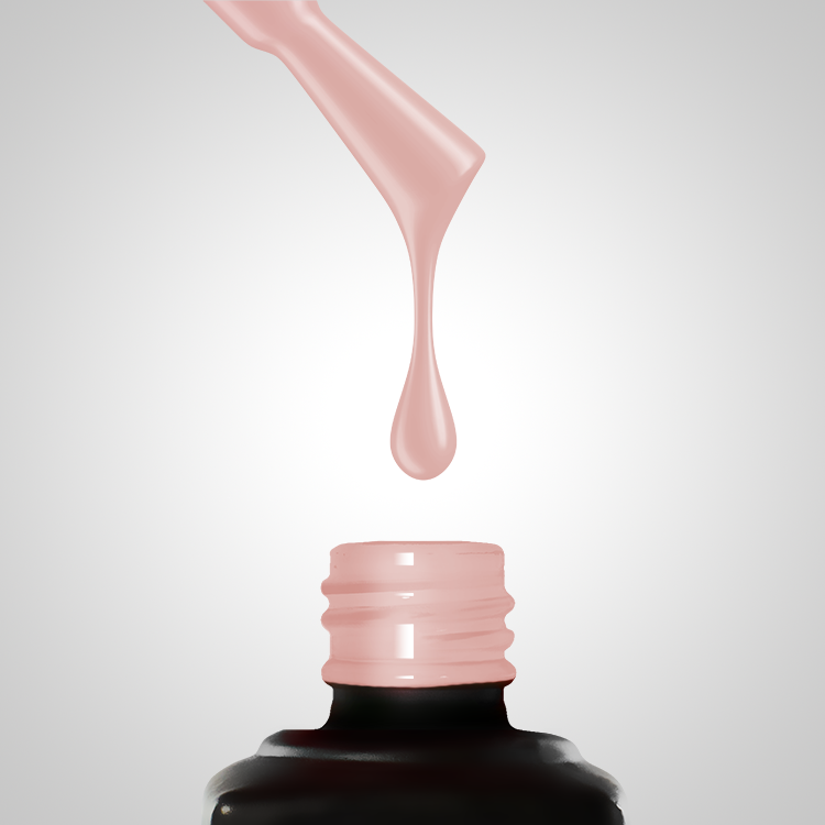 Fiber Builder Gel easy leveling Pale Skin in a bottle 10g