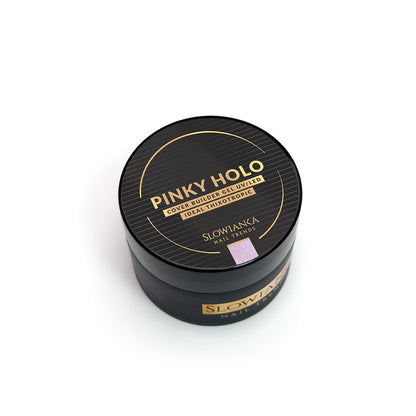 Construction gel PINKY HOLO COVER - ideal tixotropic 15g