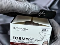 Полу прозрачни силиконови форми за изграждане 250 бр.