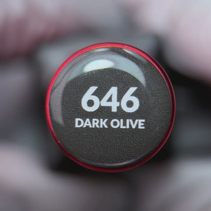646 Dark Olive gel polish 10g