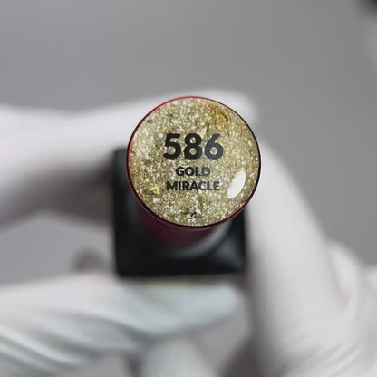 586 Gold Miracle gel polish 10g