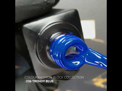 236 Trendy Blue gel polish 10g